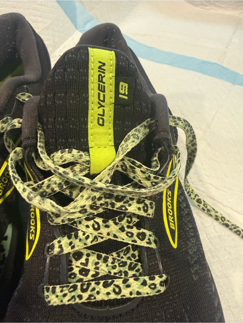 Brooks women’s Athletic Shoes in Black with Neon Yellow Accents